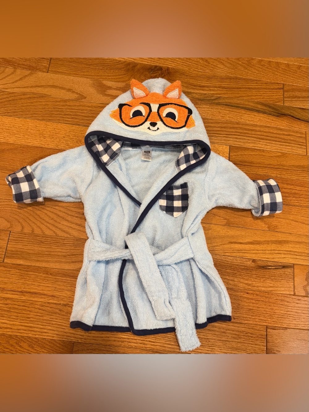 Hudson Baby 100%Cotton Hooded Bathrobe